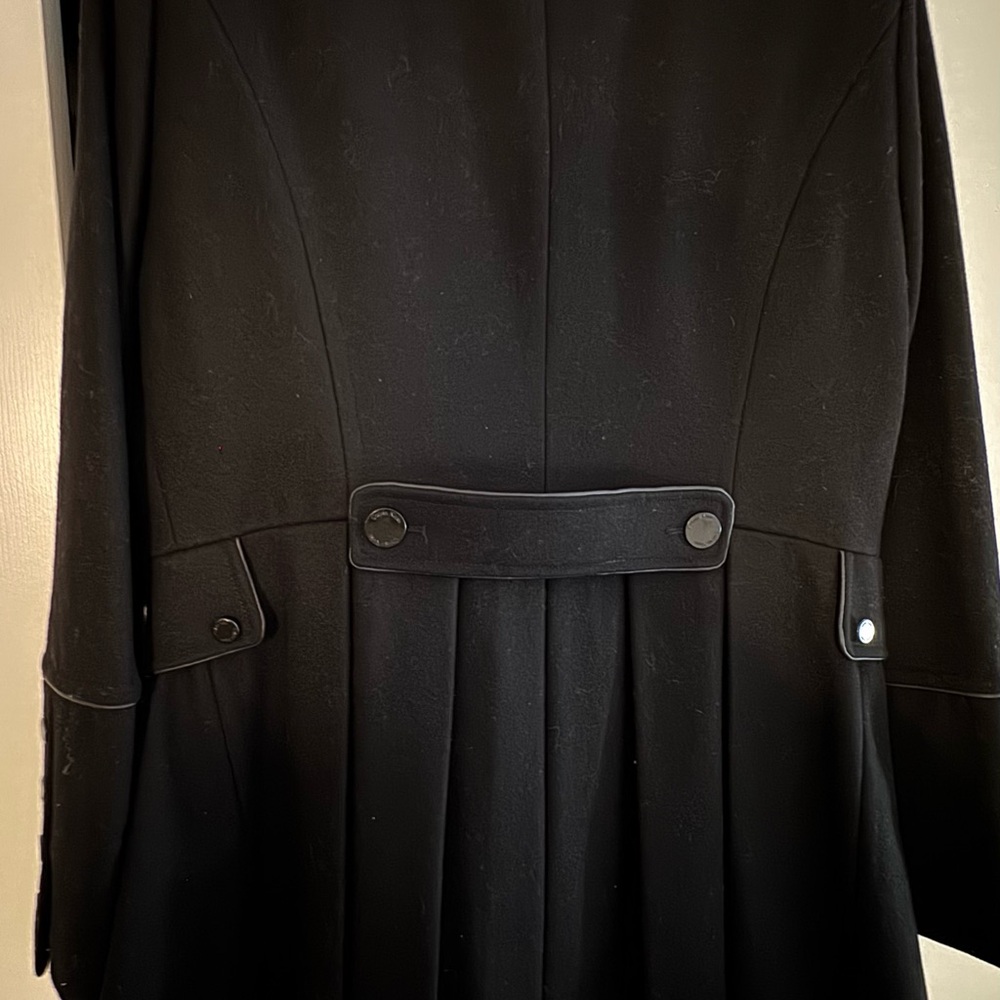 Calvin Klein Black Double-Breasted Coat - Picture 7 of 8